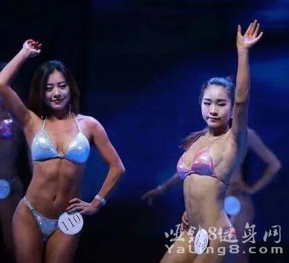 国内女子健美大赛,比拼身材,展现健康